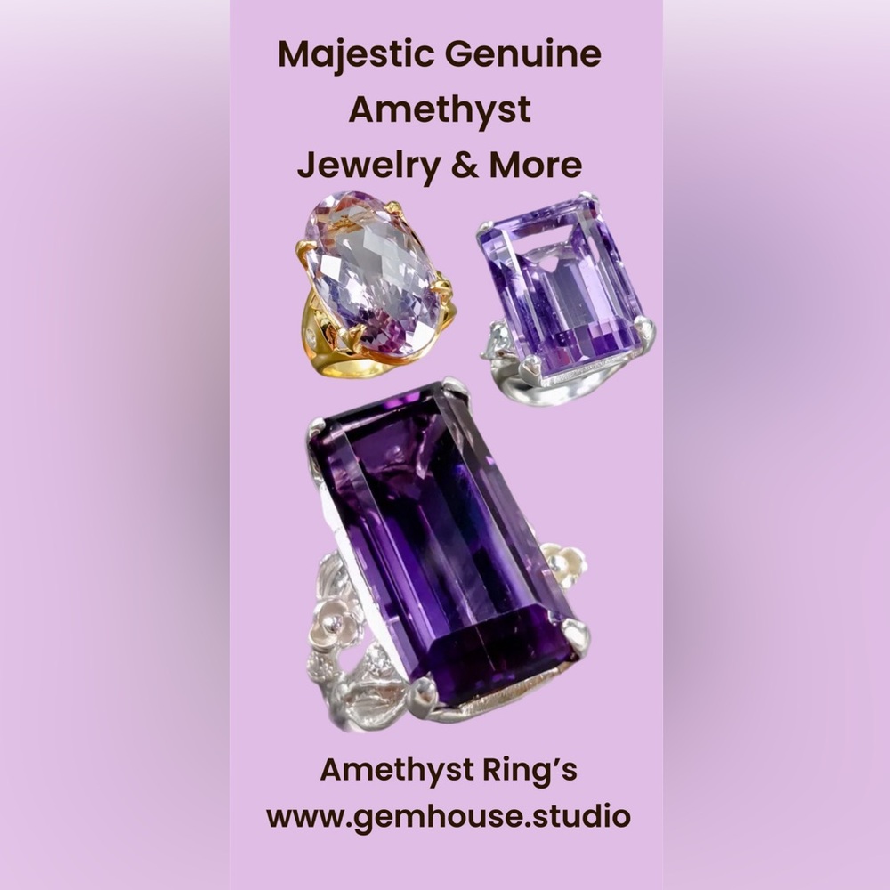 Visit www.gemhouse.studio
 Genuine Gemstone Jewelry, 
Unique Artistic Designs